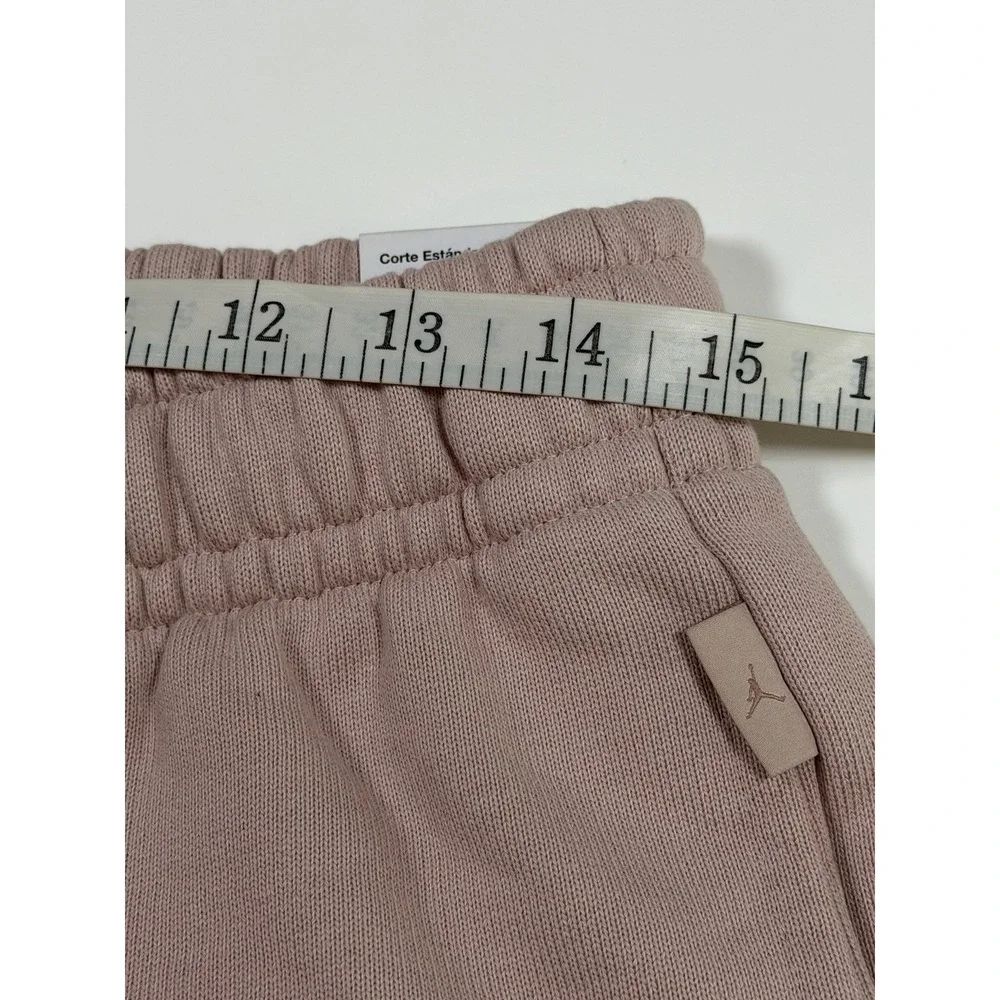 Nike Air Jordan Men's M Wordmark Fleece Sweatpants Faded Pink FZ3954-601 NEW